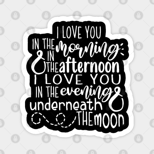 I Love You In The Morning Magnet by lombokwetan