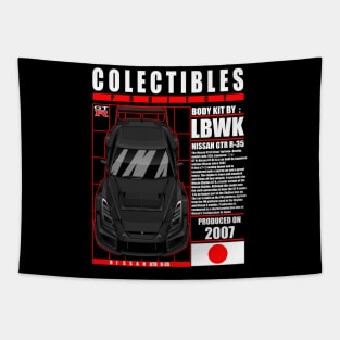 JDM LIBERTYWALK NISSAN GTR R-35 BLACK Tapestry