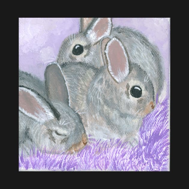 Baby Cottontail Rabbits by SugarDrake