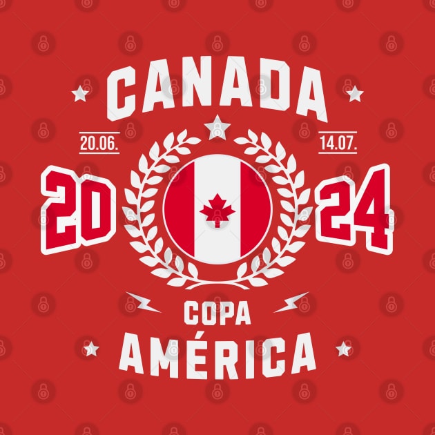 Canada Soccer Spirit: Copa America 2024 Fan Tee by Kicosh