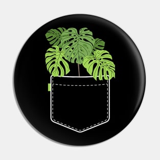 Monstera Pocket Plant Mama Pin