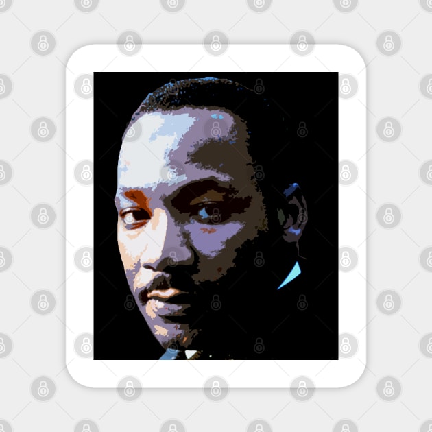 martin luther king jr Magnet by oryan80