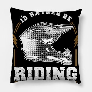 Rather Be Riding Pillow