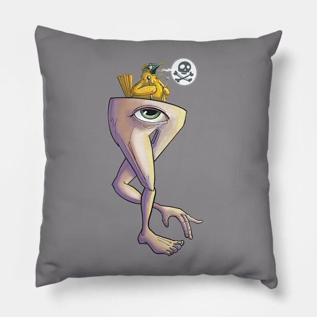 Defense Mechanisms Pillow by Yeti Slang 