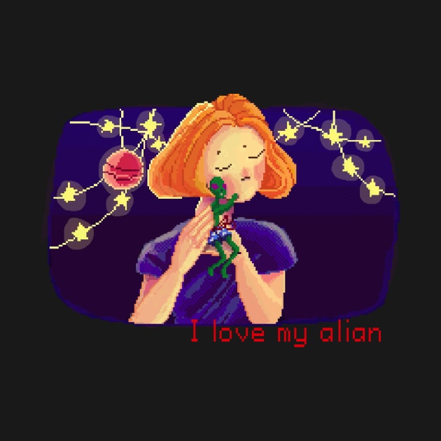 I love my alian by Artbytonishke