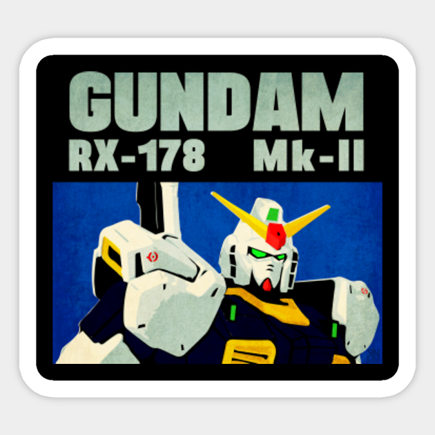 Gundam Mk Ii Gundam Sticker Teepublic