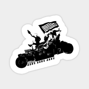 Big Bang Squad Car Magnet