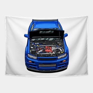 Skyline GTR R34 Tapestry