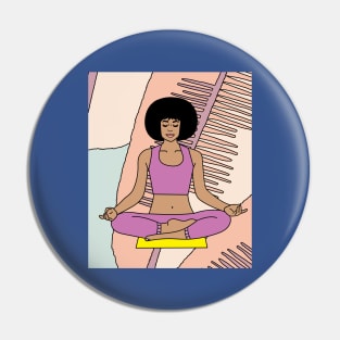 Yoga Yoga Meditation Relaxation Pin