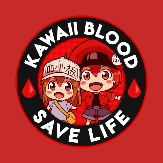 Kawaii Blood Cells by gamergeek