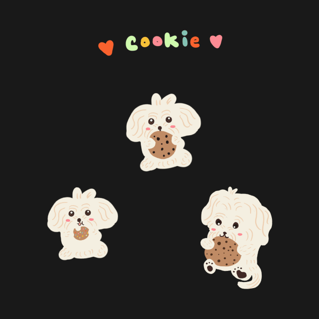 Cookie Dog Sticker Pack by PatternbyNOK