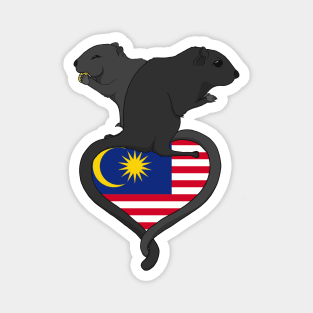 Gerbil Malaysia (dark) Magnet