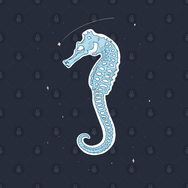 Seahorse Galaxy Skeleton by mangojuju