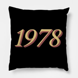 Année 1978 Pillow