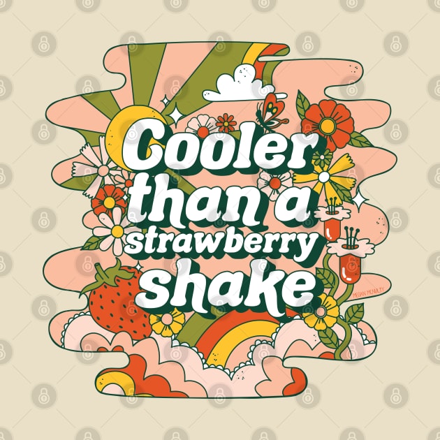 Psychedelic Cooler than a strawberry - Borns inspired print by meganmcnulty