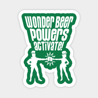 WONDER BEER POWERS ACTIVATE! Magnet