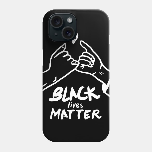 BLACK LIVES MATTER Phone Case by Excela Studio