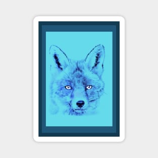 Fox blue variant Magnet