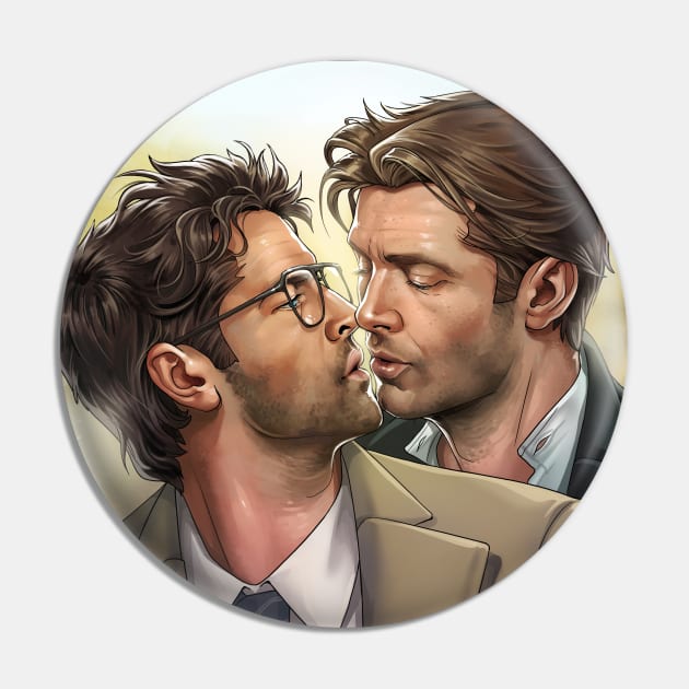 Professor Cas and Dean Pin by GioGui