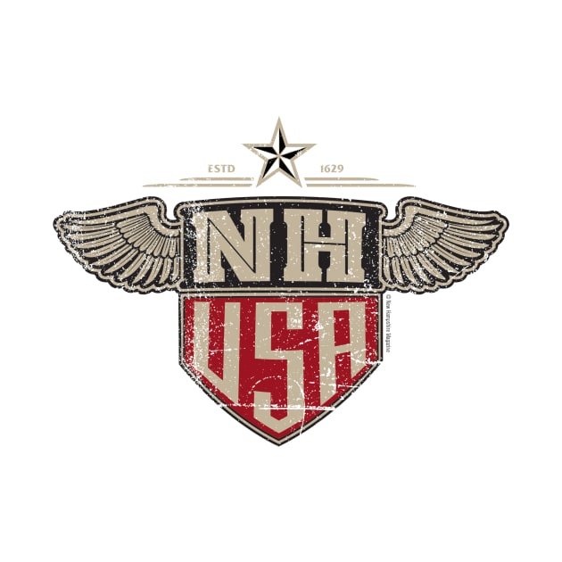 New Hampshire USA Shield by New Hampshire Magazine