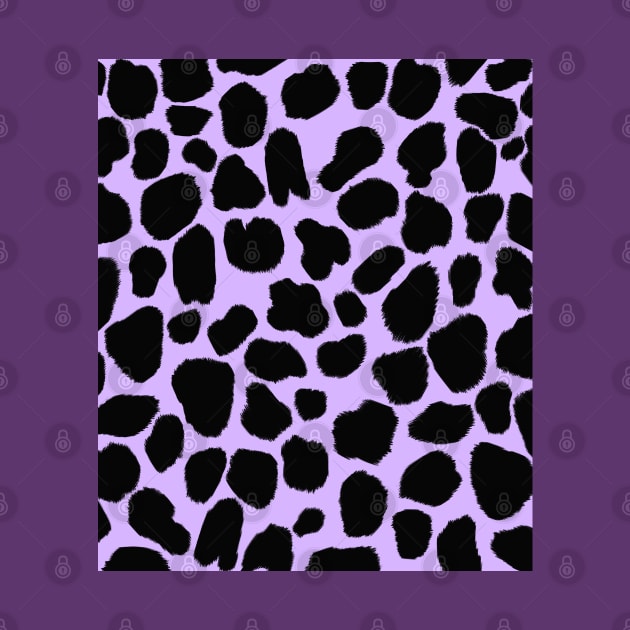 Purple Green Cow Hide Print by OneThreeSix