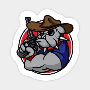 Bulldog Sheriff Magnet