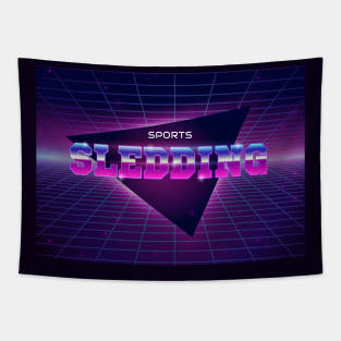 Sports Sledding Tapestry