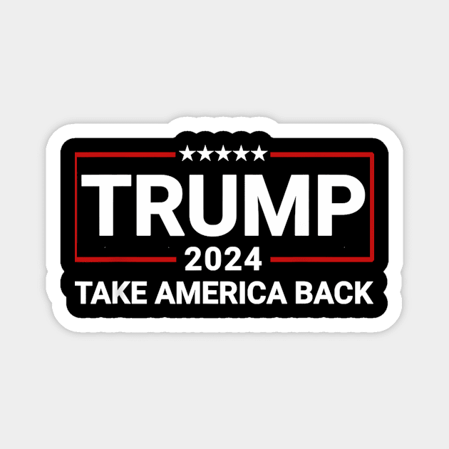 45 47 The Return-Donald Trump 2024 Magnet by KimonoKaleidoscope