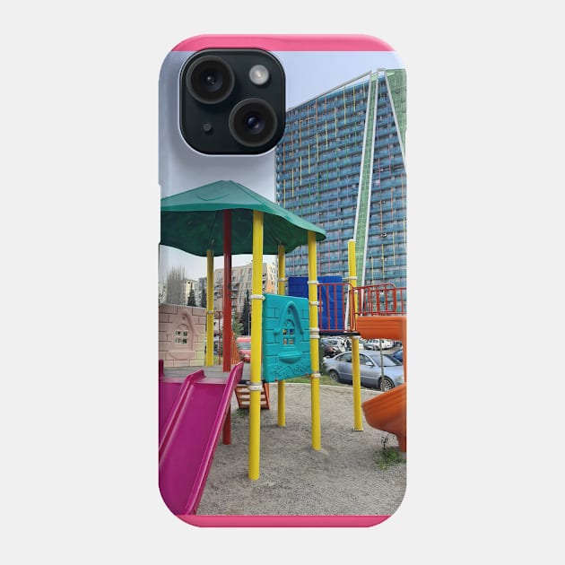 Playground & business building Phone Case by Stephfuccio.com