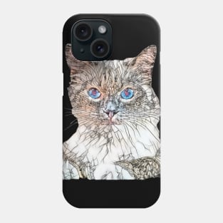 Floppy Cat Design - Ragdoll Cat Christmas Gift Phone Case