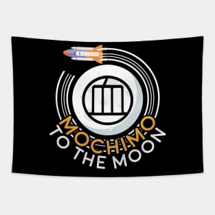 Mochimo to the Moon Rocket Tapestry