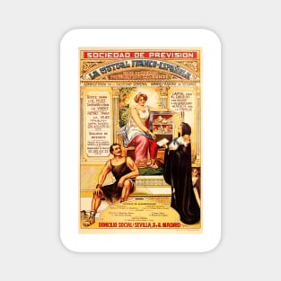 Sociedad De Prevision Spanish Financial Bank Loan Poster Advertisement Magnet