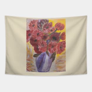 bouquet of poppies Tapestry