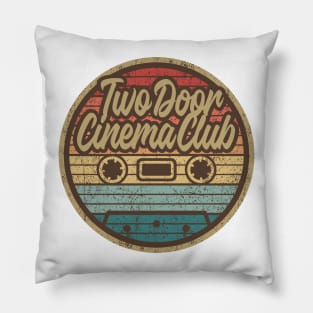 Two Door Cinema Club Retro Cassette Pillow