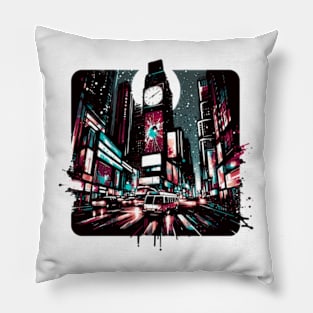 Times square Pillow