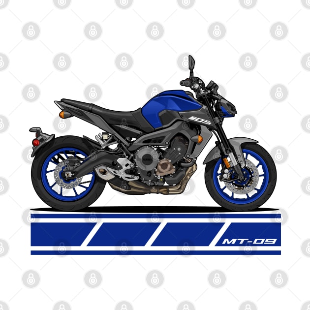 Motorbike Yamaha MT09 by idrdesign