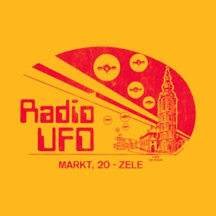 Radio UFO, Belgium / 80s Radio Station T-Shirt