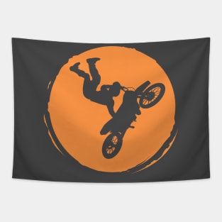 Moto Rider Tapestry