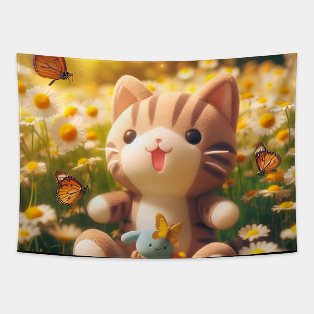 Discover Adorable Baby Cartoon Designs for Your Little Ones - Cute, Tender, and Playful Infant Illustrations! Tapestry by insaneLEDP