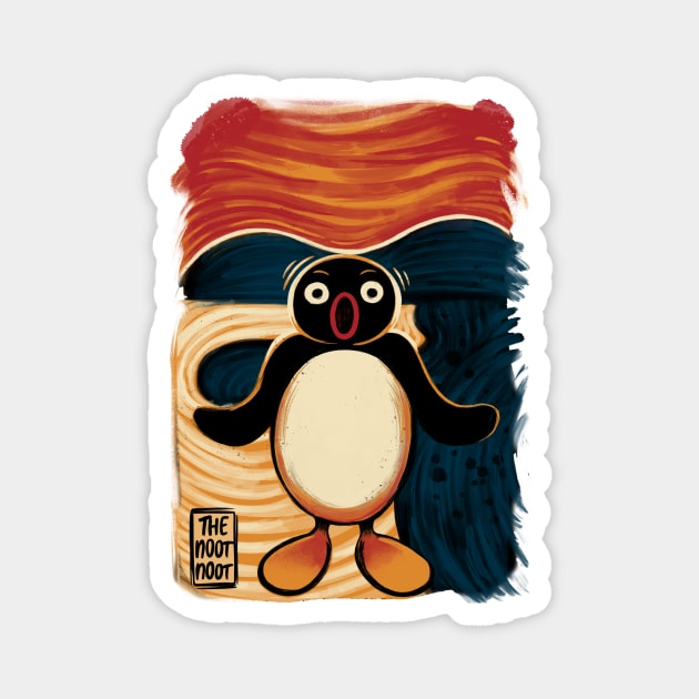 Noot Noot Scream Magnet by Pescapin