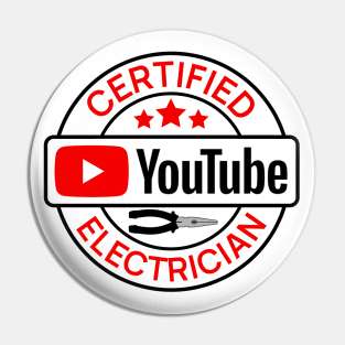 Certified YouTube Electrician Pin