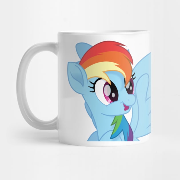 My Little Pony Rainbow Dash Blue Mug 