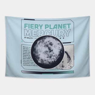 Planet Mercury Space Galaxy Planets Tapestry