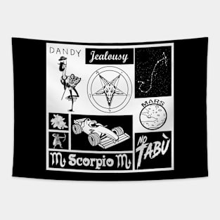 SCORPIO ZODIAC SIGN CHART Tapestry