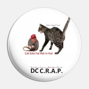 Cat Eats Fat Rat in Hat Pin