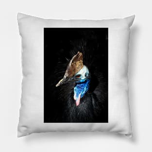 Cassowary Portrait Pillow