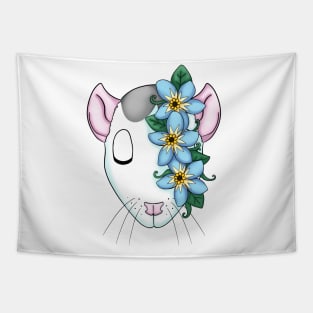 Flower Rat Tapestry