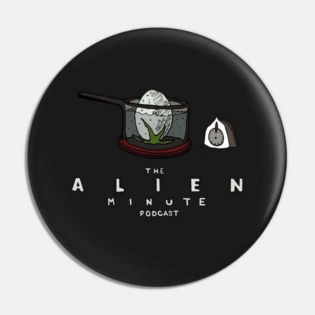 Alien Minute Logo Tee Pin by AlienMinute