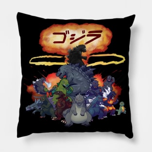 Atomic Family Photo Pillow