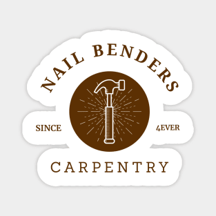 nail benders carpentry Magnet